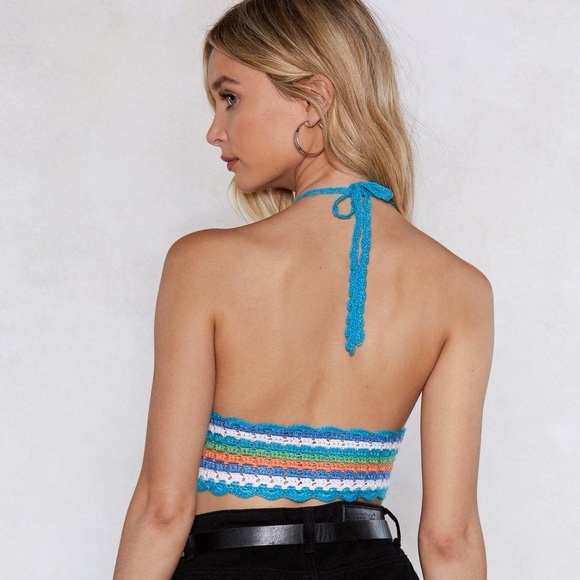 Nasty Gal Crochet Halter Top - Picture 7 of 7